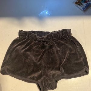 Velour Essentials Shorts